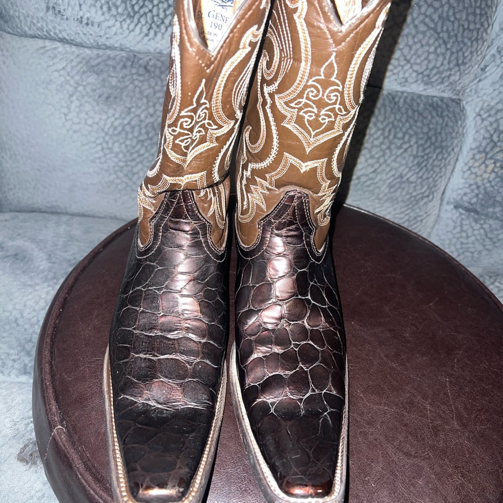 El General 1901 Cowboy Western Mexico Boots Mens US Size 6.5-7 /// Mexican 25.5